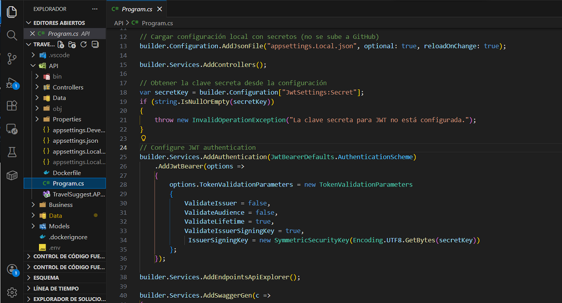 JWT Bearer Authentication